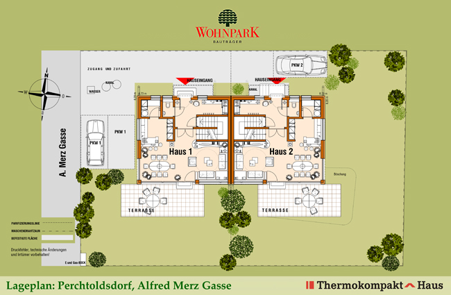 Lageplan Perchtoldsdorf
